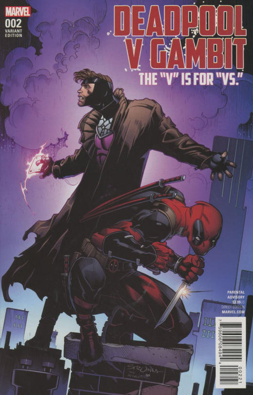 死侍VS牌皇 斜线 Deadpool VS Gambit（2016）变体 商品图3