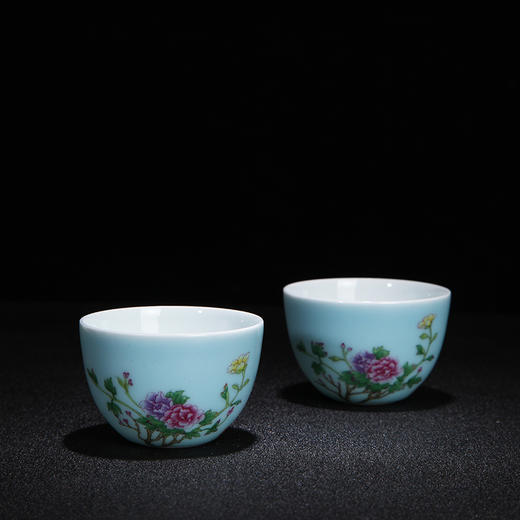 宝瓷林天青福寿安康小罗汉杯6头茶具 商品图4