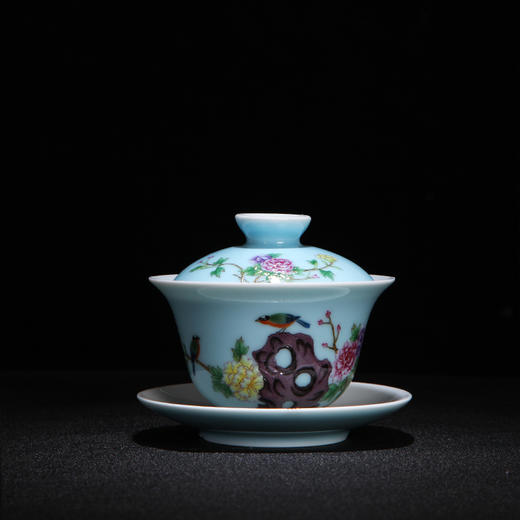 宝瓷林天青福寿安康小罗汉杯6头茶具 商品图1