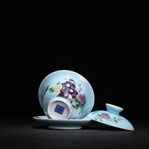 宝瓷林天青福寿安康小罗汉杯6头茶具 商品图2