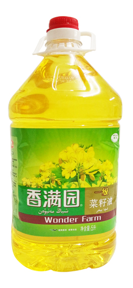 香满园一级菜籽油5l