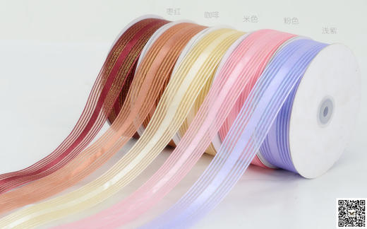 R211 六线高档丝带（4CM*50YDS,运费到付） 商品图2