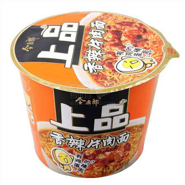 今麦郎上品·香辣牛肉面(加蛋)