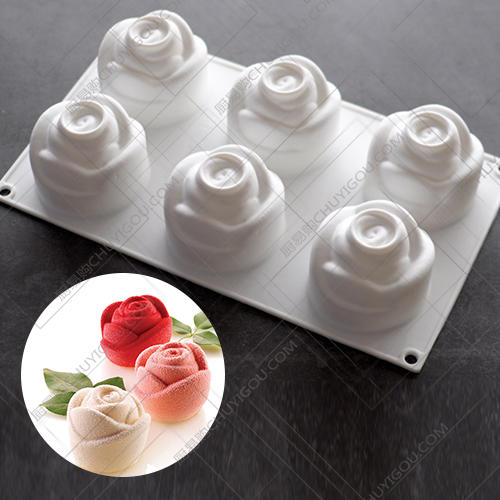 米其林新创意【玫瑰】模具6孔入 商品图2