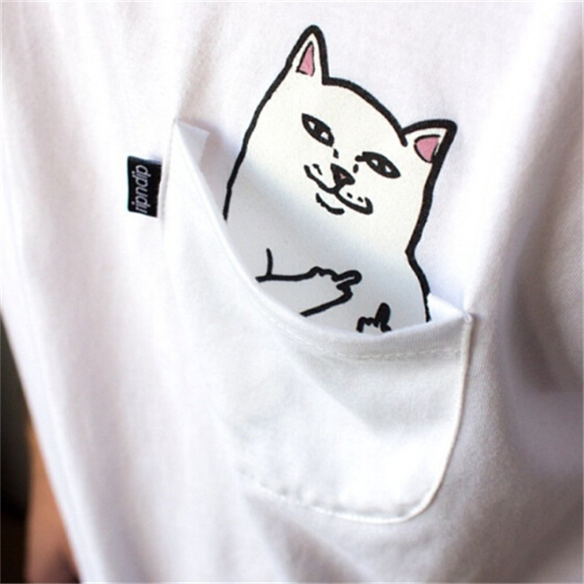 【38元】ripndip中指猫掉落口袋猫 贱猫短袖两款 运费