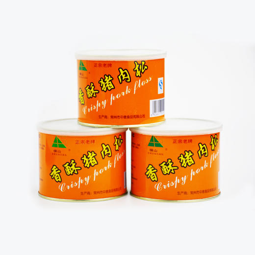 【常州馆】横山桥猪肉松休闲零食儿童拌饭肉酥罐装原味肉松105g 商品图0