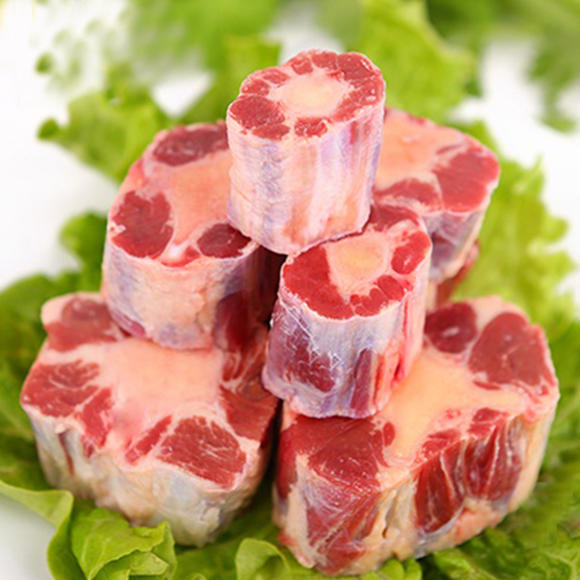 【v菜谱澳大利亚】谷饲放养菜谱骨1000g/段冷吃牛尾小两口菜图片