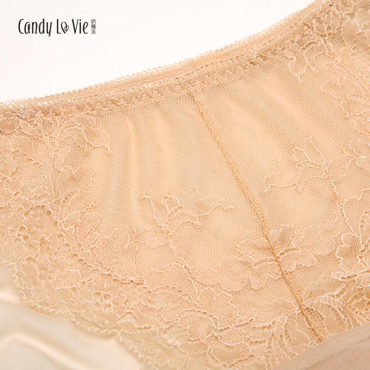邂逅配套蕾丝内裤 肤色中腰三角内裤 奶糖派Candy La VIE 203C003 商品图2