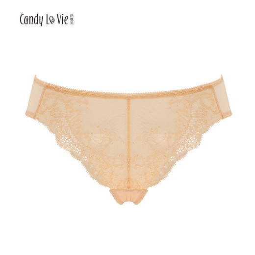 邂逅配套蕾丝内裤 肤色中腰三角内裤 奶糖派Candy La VIE 203C003 商品图0
