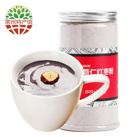 【常州馆】怡泰 红豆薏仁红枣粉600g 薏仁粉粥红豆红枣熟五谷杂粮根豆代餐粉营养冲饮料