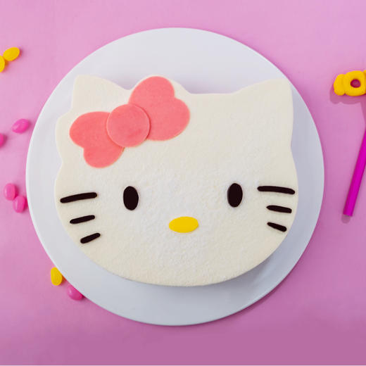 Kitty公主-牛奶树莓慕斯满满少女心-8寸【生日蛋糕】 商品图0