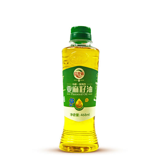 【微店】红井源压榨一级纯香亚麻籽油468ml 商品图0
