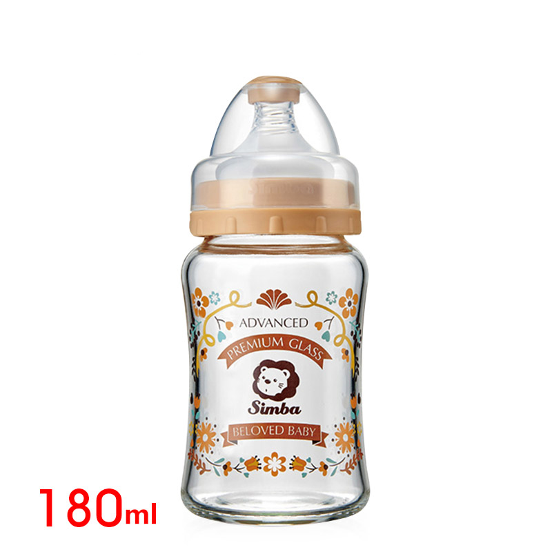 小狮王辛巴奶瓶玻璃宽口径新生儿奶瓶0-6个月初生婴儿