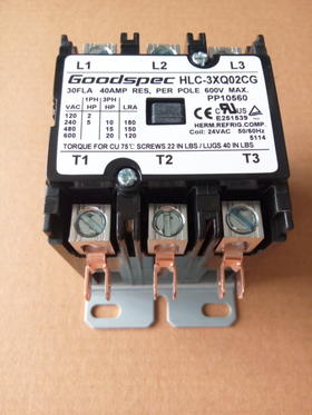 HLC-3XQ02CG(3P/30A/24VAC)空调接触器