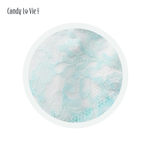 奶糖派告白绿白基础款大罩杯文胸/10 商品图3