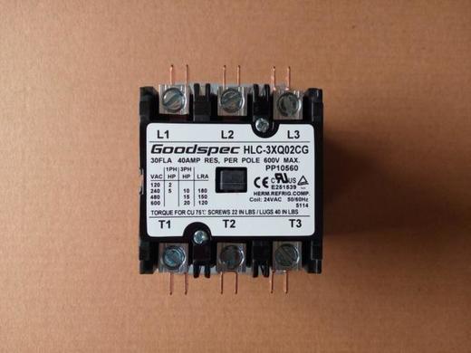HLC-3XQ02CG(3P/30A/24VAC)空调接触器 商品图1