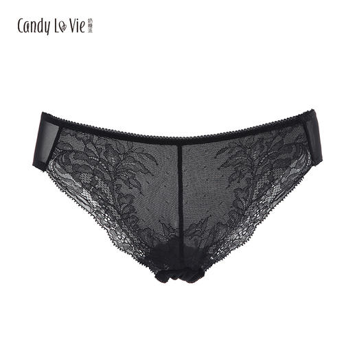 奶糖派黑色蕾丝内裤 203C003邂逅配套内裤 低腰内裤 商品图0