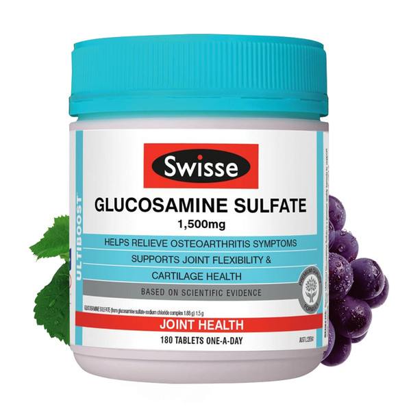 swisse glucosamine sulfate 维骨力 关节灵 软骨素 180粒 1500mg