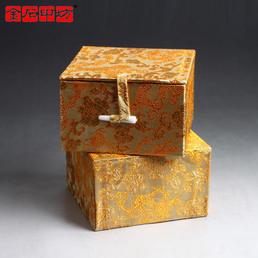 金石印坊 印泥缸锦盒/手工印缸盒/泥瓷盒/古玩古董盒/篆刻用品 商品图4