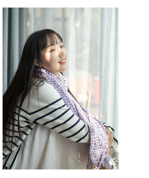【SA057】苏苏姐家_钩针菠萝花围巾_教程 商品图3
