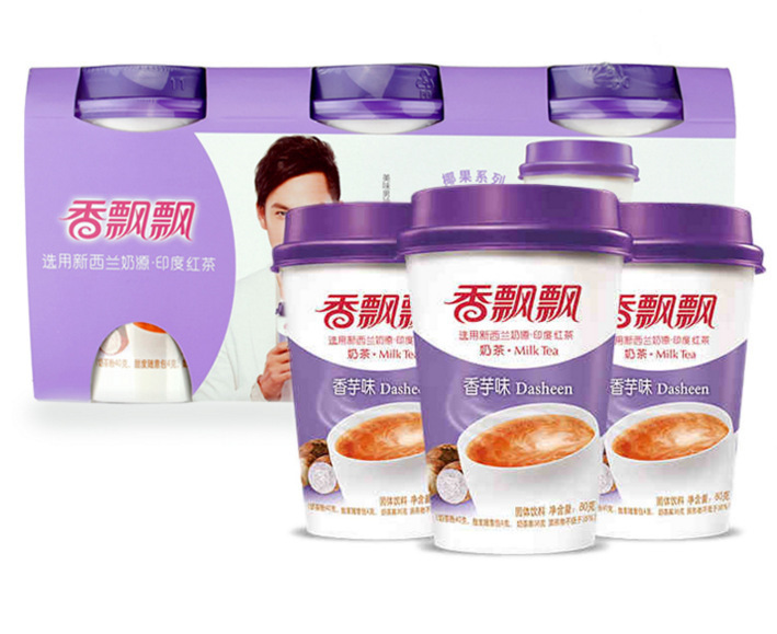 香飘飘椰果奶茶三连杯80g*3杯