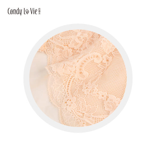 奶糖派内裤告白花香肤蕾丝配套内裤 女士三角小裤 轻薄透气凉爽 商品图3