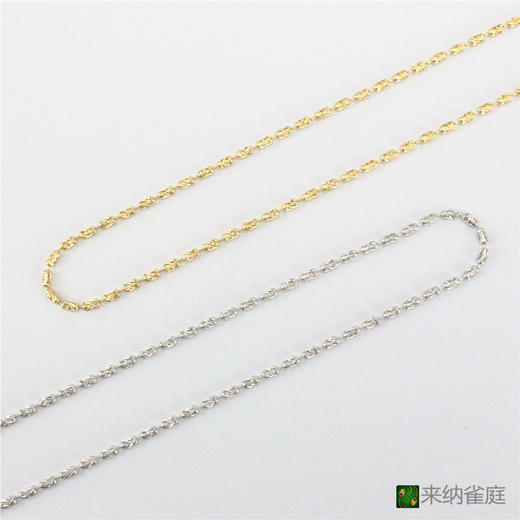 特惠！18K黄、白金60cm项链 商品图0