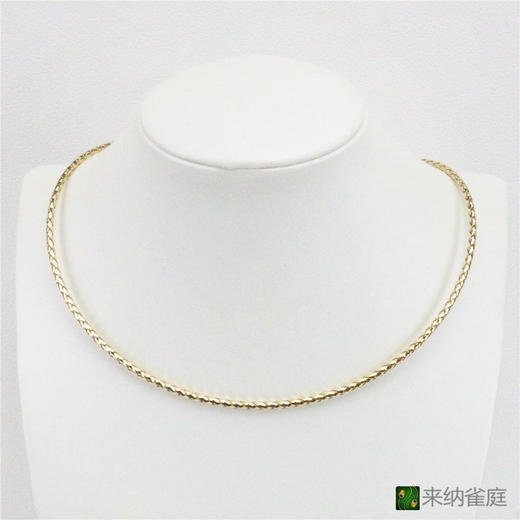 特惠！18K金编织工艺项圈 商品图0
