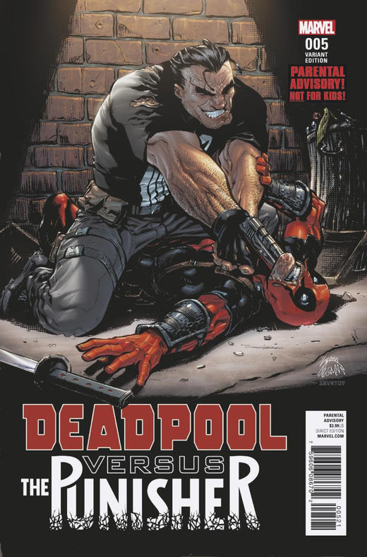 死侍VS惩罚者 斜线 Deadpool Vs Punisher（2017）变体  商品图0