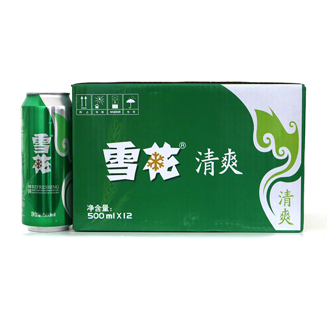 雪花清爽啤酒500ml*12