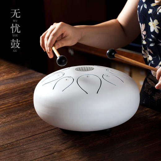五音【无忧鼓】白色-WUYOUGU（25厘米） 商品图4