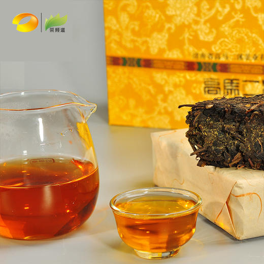 黑茶  高马二溪  2017年帝王福茶 手筑茯砖  皇家茶园原料 900g 商品图2