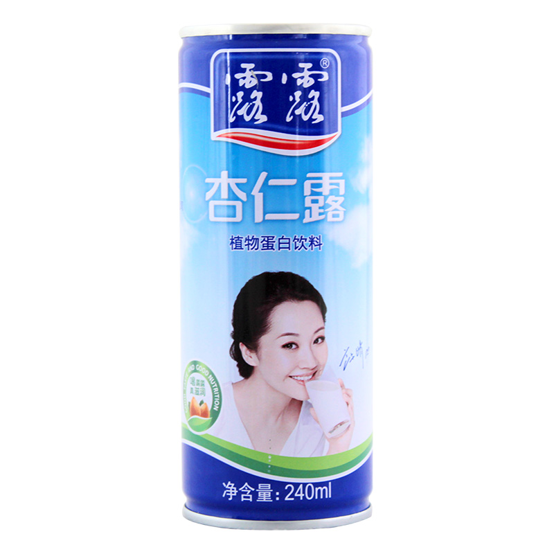 【单罐/整箱】 露露杏仁露植物蛋白饮料240ml*20罐(风味奶)