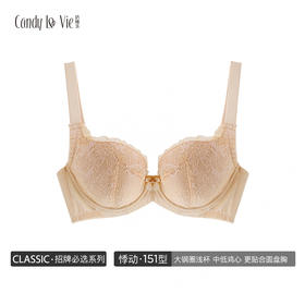 悸动百搭大罩杯面剪线蕾丝款少女内衣