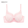 奶糖派 【超值限量款】冰晶粉蕾丝C004 舒适大罩杯内衣 薄棉杯大码文胸女 商品缩略图0