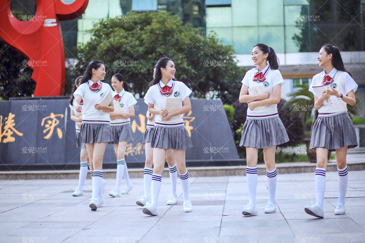 学生校服学院风毕业季服装 女款赠送袜子