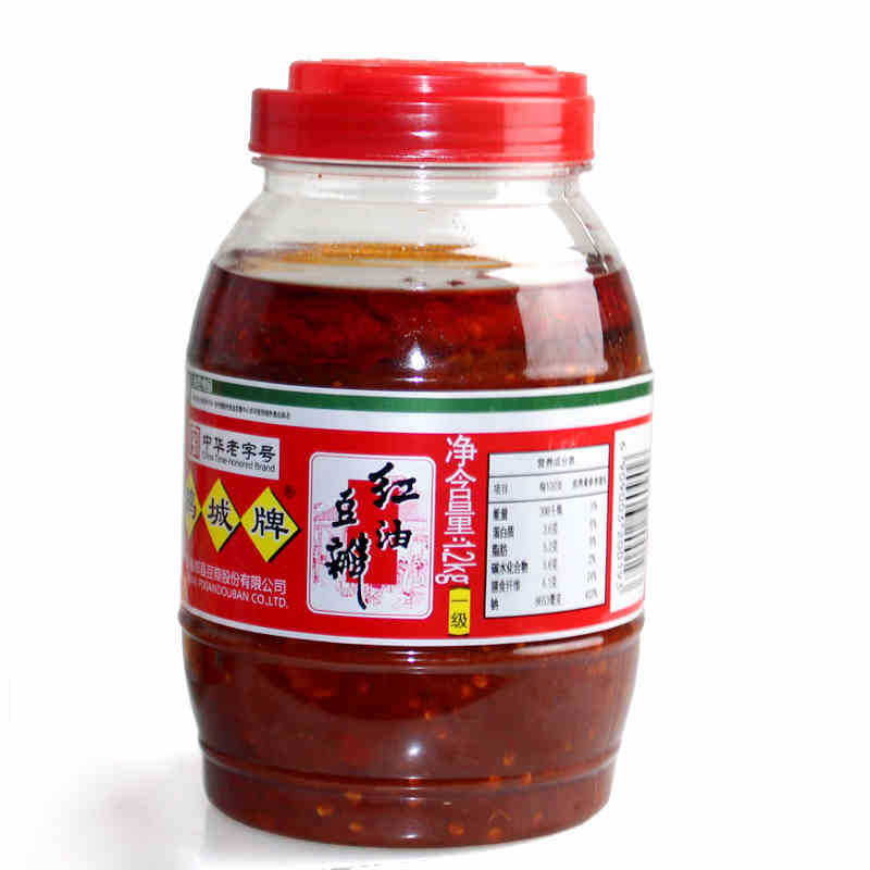 鹃城红油豆瓣1.2kg/瓶