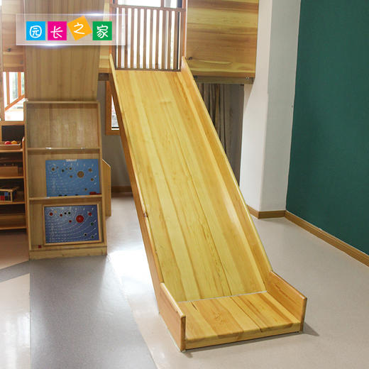 幼儿园木质滑梯 商品图3