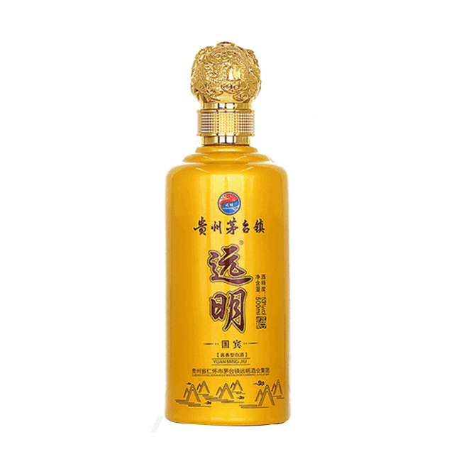 远明(国宾) 酱香型 53°茅台镇传统工艺纯粮酿造 500ml/瓶 - 中国酒都