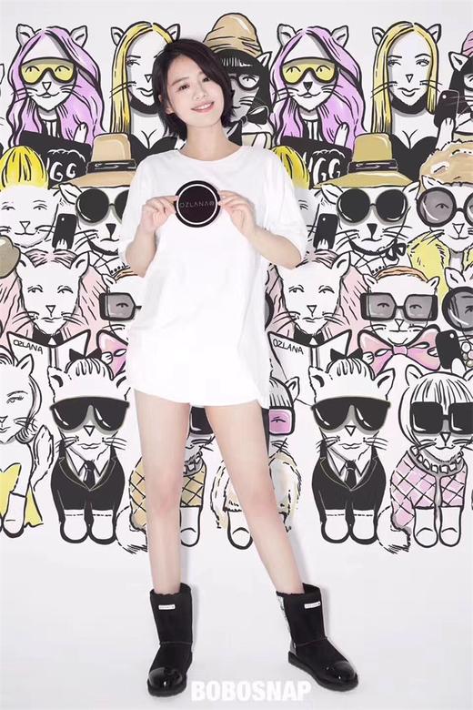 【17新款，清仓不退换】澳洲OZLANA AU UGG马思纯同款新款吸猫中筒猫咪雪地靴OZ1024 商品图2