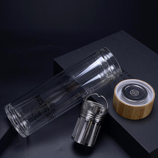 竹盖玻璃杯 商品图4