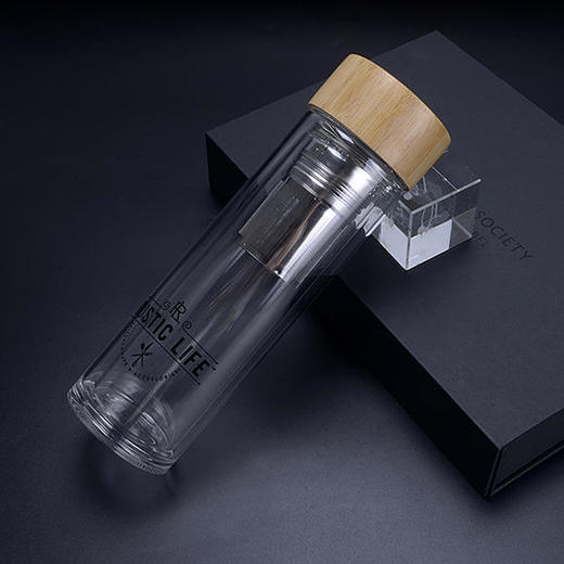 竹盖玻璃杯 商品图2