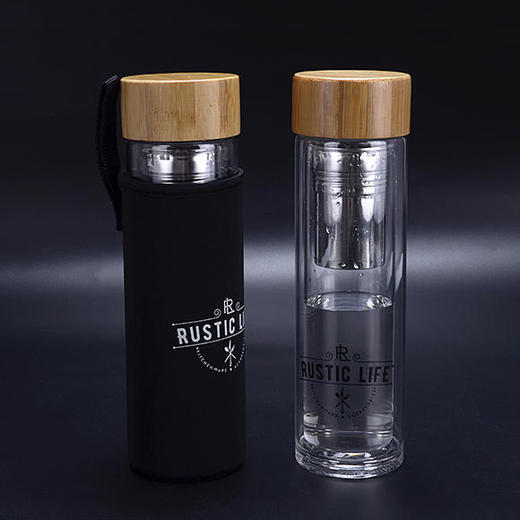 竹盖玻璃杯 商品图0