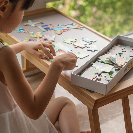 竹加 竹制知几折叠桌 餐桌电脑桌飘窗桌 商品图1