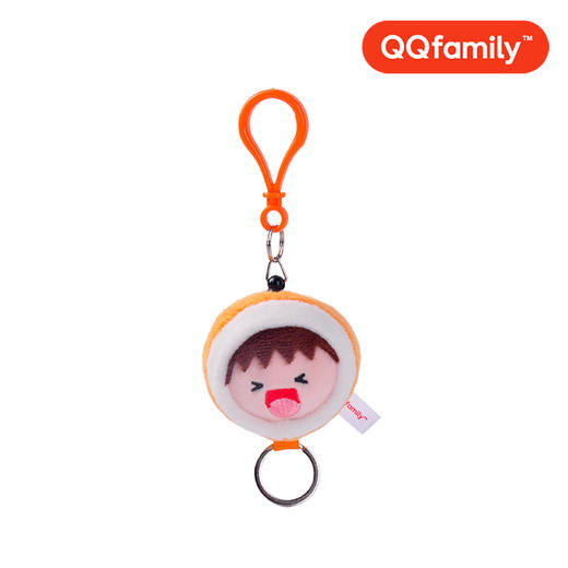 多多堡 正品腾讯QQfamily钥匙环挂件 伸缩钥匙扣 创意可爱玩偶 商品图0