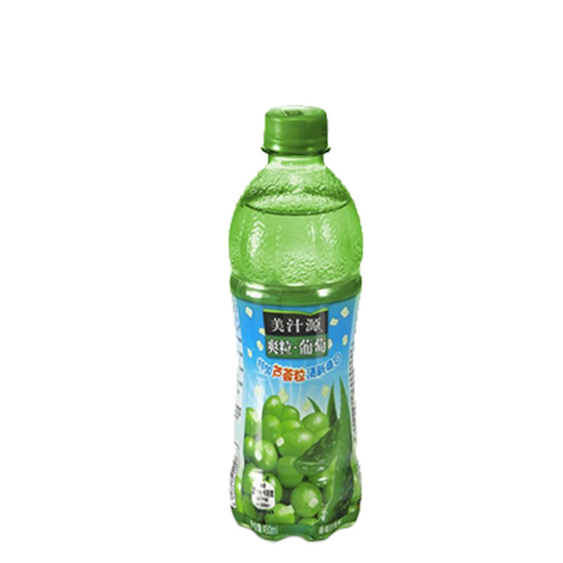 饮料美汁源爽粒葡萄450ml 1瓶