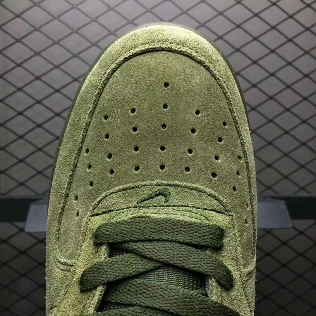 麂皮nike air force1"07 mid olive 空军一号 橄榄绿空军 男女鞋出货