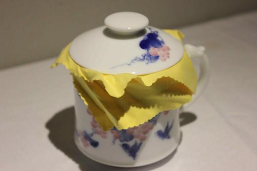 诚德轩 陶瓷茶杯 景德镇瓷器茶具办公杯茶杯五彩果实飘香 商品图1