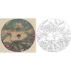 宋画花鸟小品白描底稿-佚名《秋花图》-多种白描尺寸可选 -GH58 商品缩略图0
