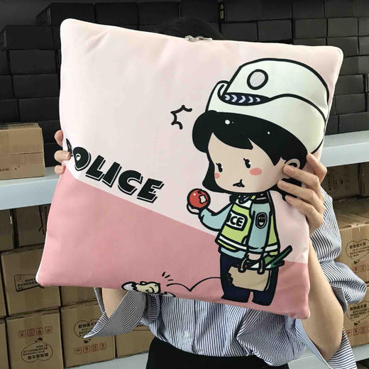 警察卡通抱枕（被子） 商品图4